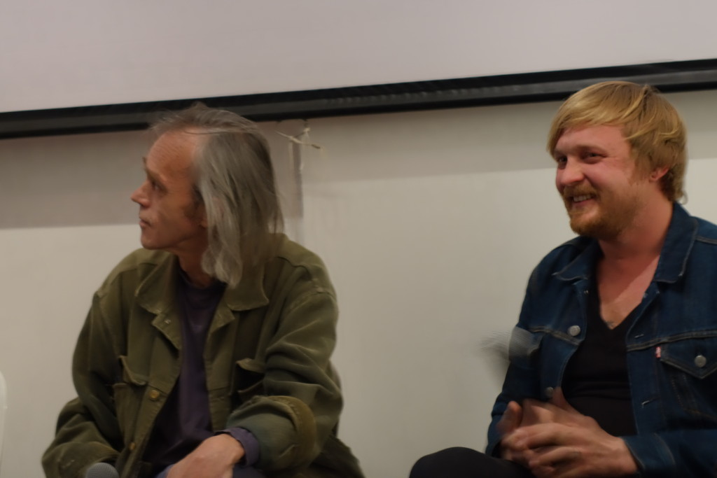 Gary Herselman and Francois Coke take part in a panel discussion at the Shifty September celebrations. September 2014