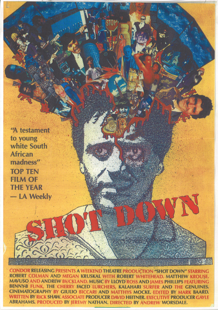 The Promotional Poster for the movie Shot Down.  Used with kind permission of Andrew Worsdale.